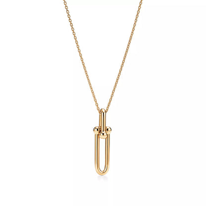[Resenara Jewelry]HARDWEAR GOLD DROP PEDANT NECKLACE