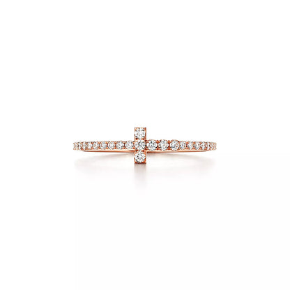 [Resenara Jewelry]T RING DIAMOND PINK GOLD