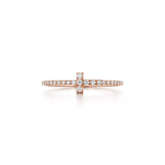 [Resenara Jewelry]T RING DIAMOND PINK GOLD