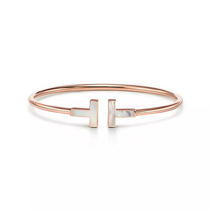 [Resenara Jewelry]T BRACELET 1.8MM TURQUOISE PINK GOLD