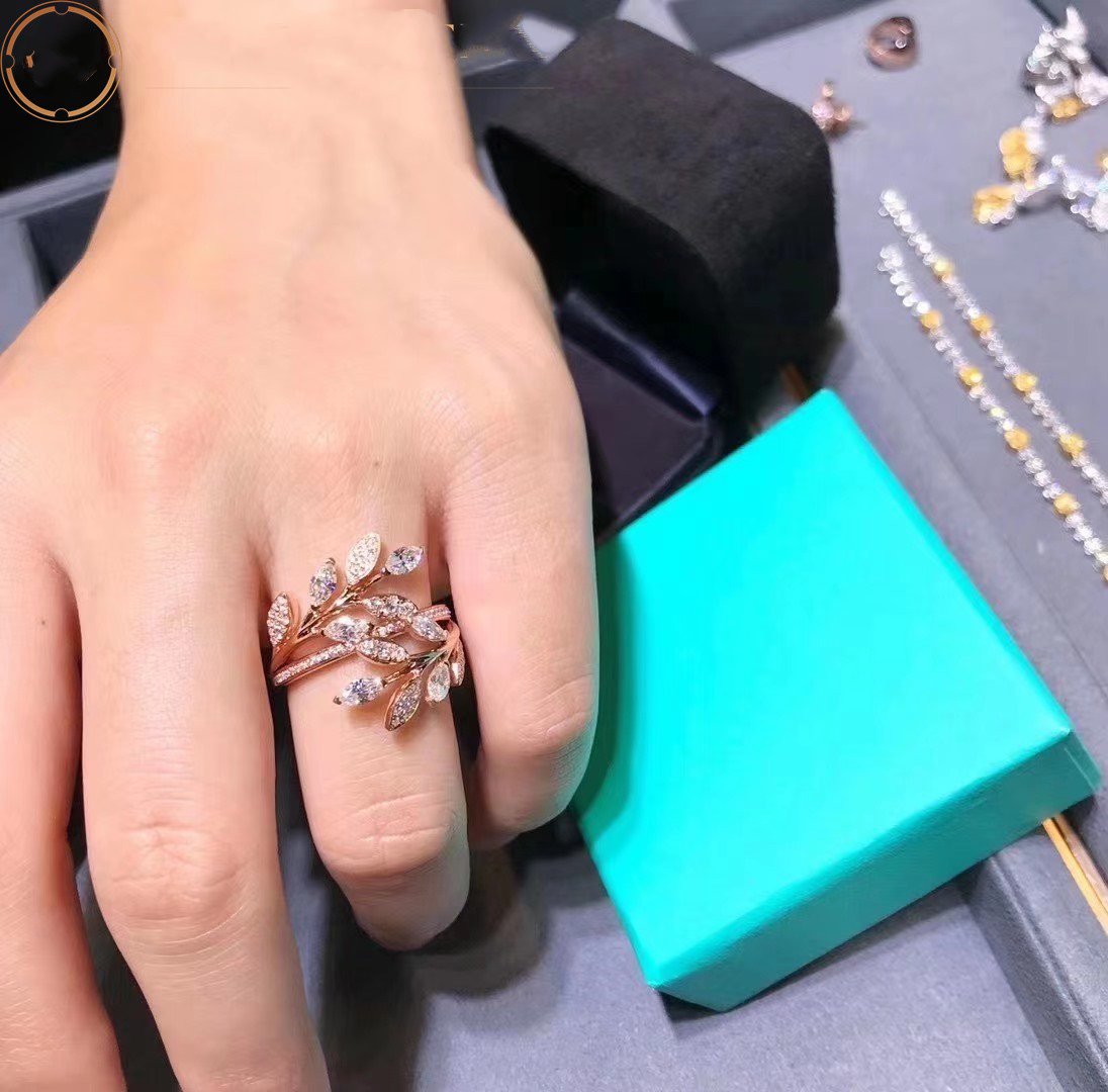 [Resenara Jewelry]VICTORIA DIAMOND VINE BYPASS RING PINK GOLD