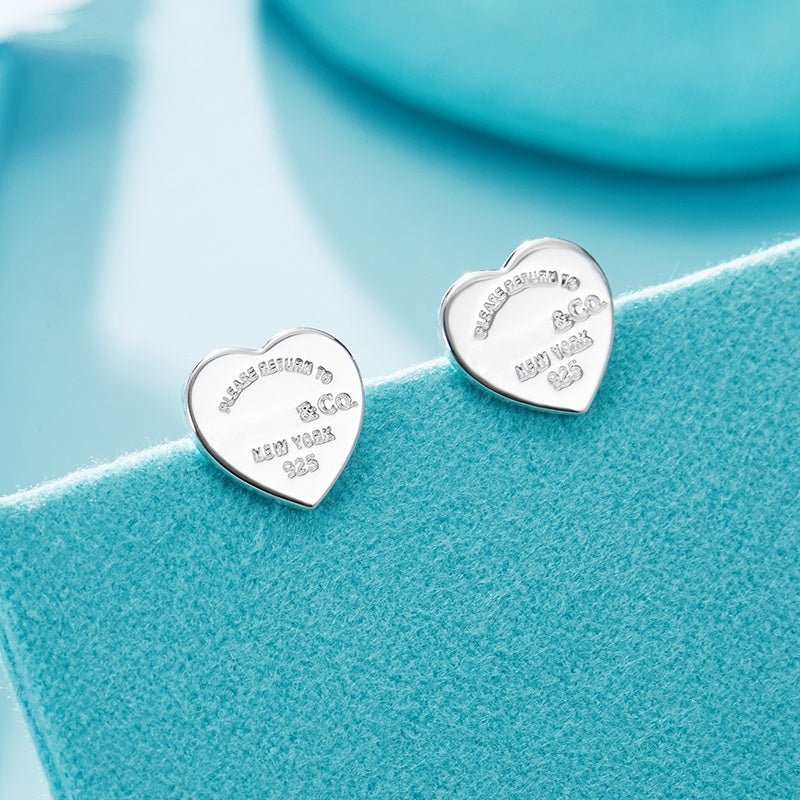 [Resenara Jewelry]RETURN TO TIF LOVE SILVER EARRINGS