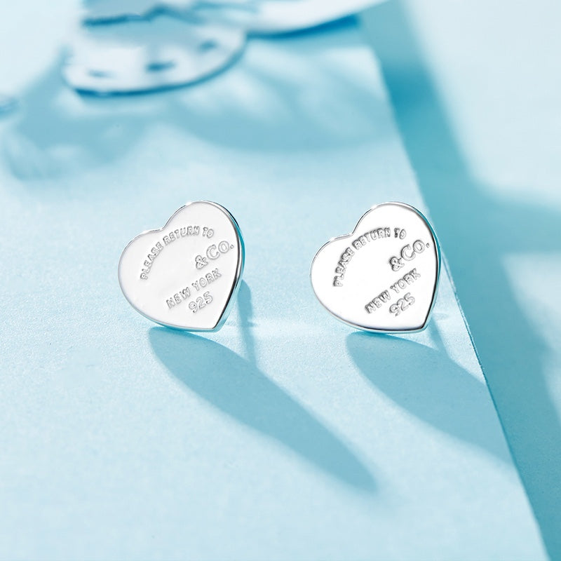 [Resenara Jewelry]RETURN TO TIF LOVE SILVER EARRINGS