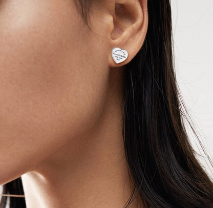 [Resenara Jewelry]RETURN TO TIF LOVE SILVER EARRINGS