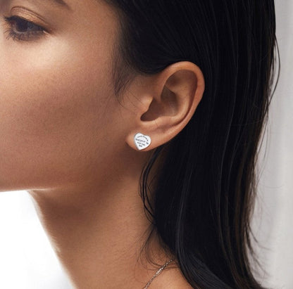 [Resenara Jewelry]RETURN TO TIF LOVE SILVER EARRINGS