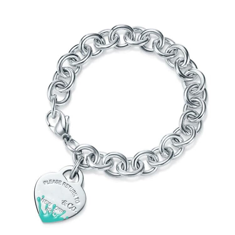 [Resenara Jewelry]LOVE HEART RETURN TO TIF SILVER BRACELET