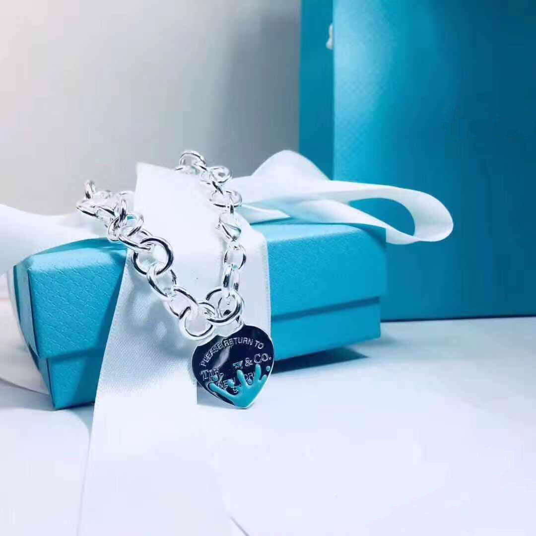 [Resenara Jewelry]LOVE HEART RETURN TO TIF SILVER BRACELET