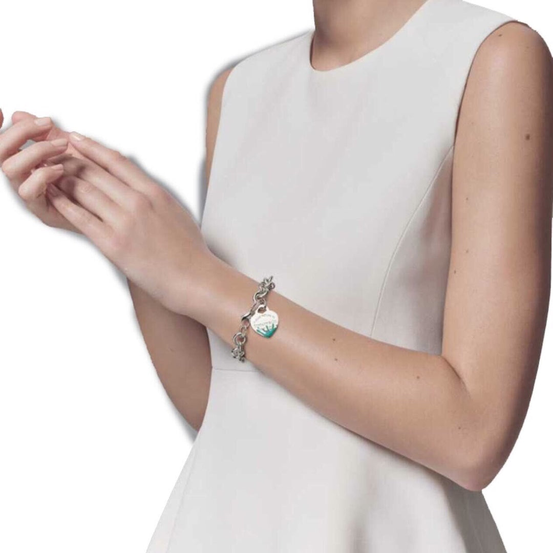 [Resenara Jewelry]LOVE HEART RETURN TO TIF SILVER BRACELET