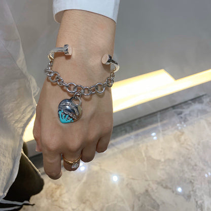 [Resenara Jewelry]LOVE HEART RETURN TO TIF SILVER BRACELET