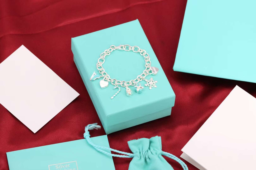 [Resenara Jewelry]CHRISTMAS SILVER BRACELET