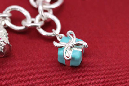 [Resenara Jewelry]CHRISTMAS SILVER BRACELET