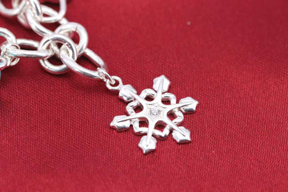 [Resenara Jewelry]CHRISTMAS SILVER BRACELET