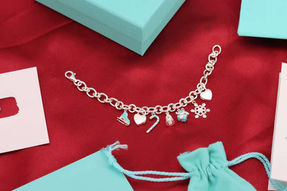 [Resenara Jewelry]CHRISTMAS SILVER BRACELET