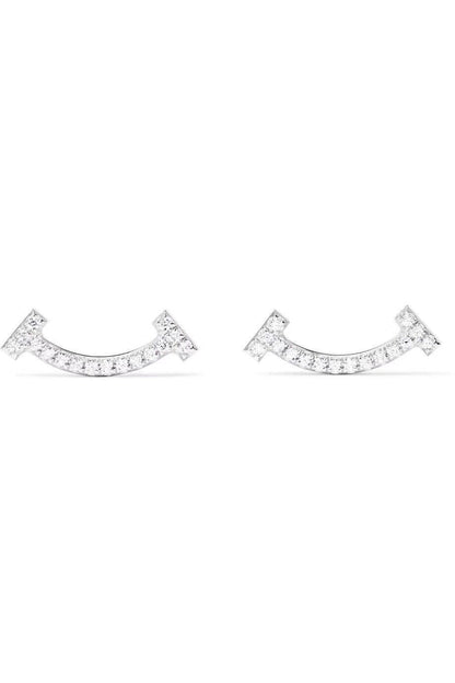 [Resenara Jewelry]SMILE DIAMOND EARRINGS
